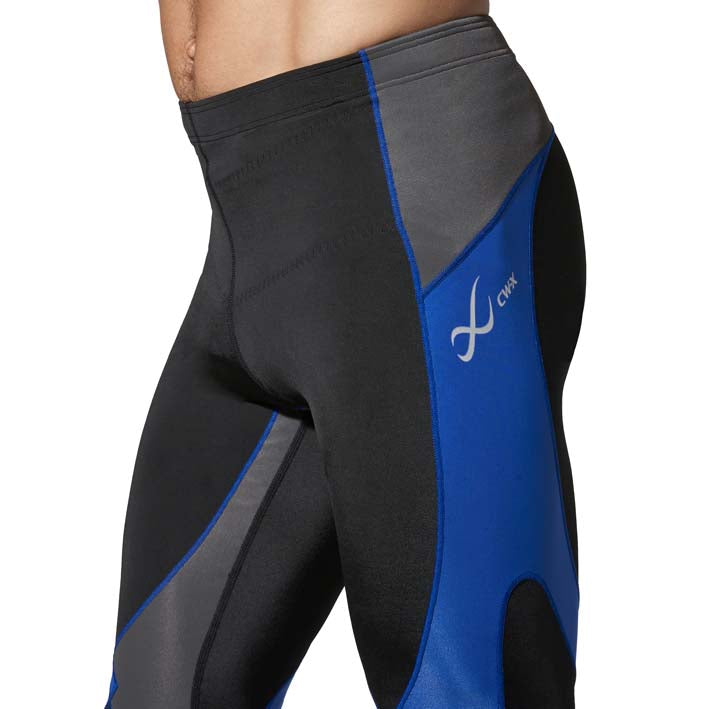 Stabilyx 3/4 compressiebroek Man Zwart/Blauw