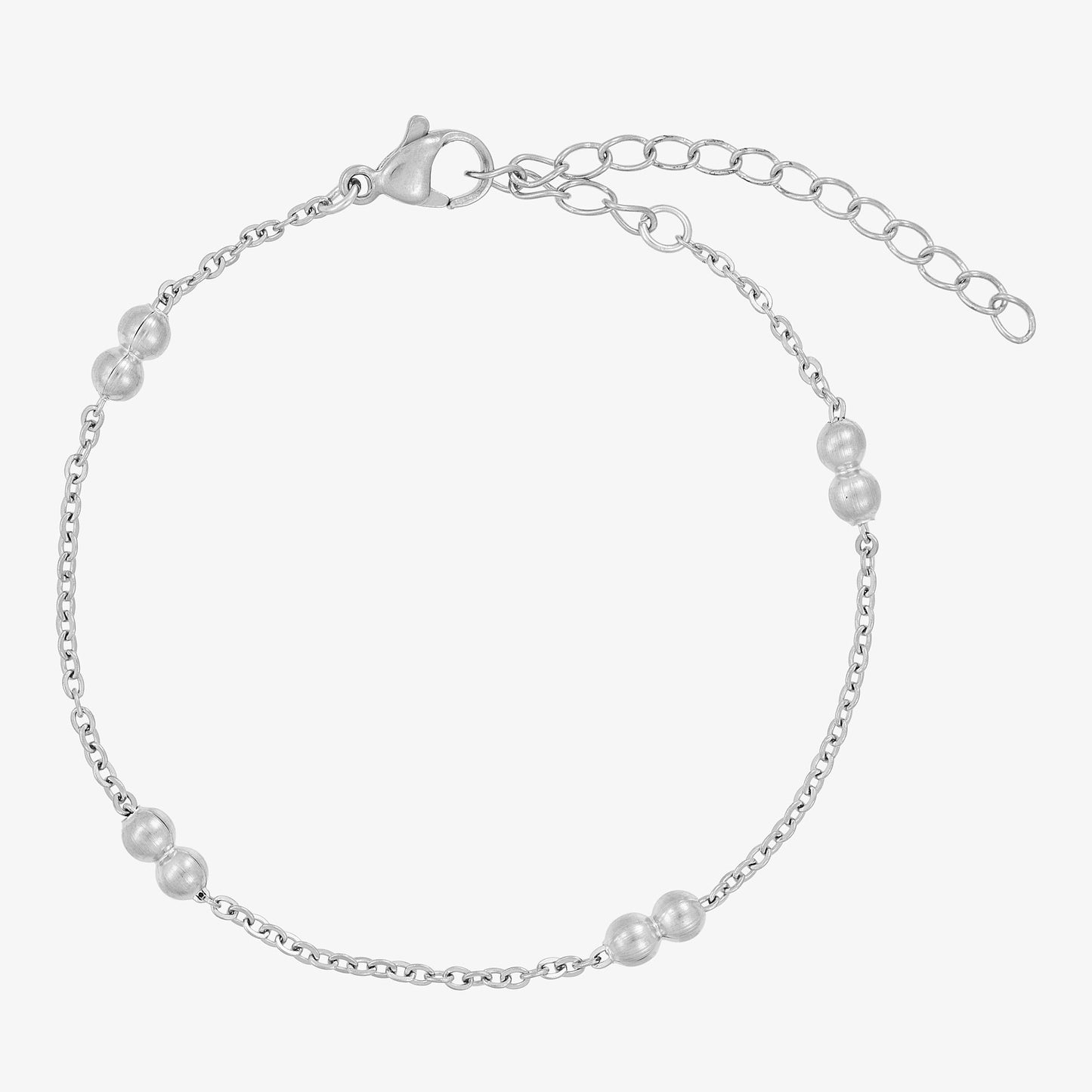 Wolff Jewelry Boble Duo Bracelet 16cm Armbånd Sølvfarvet