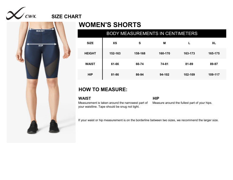 Stabilyx compressie short Vrouw Zwart