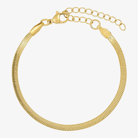 Wolff Jewelry Kleo Bracelet 3mm Armbånd 18 karat guldbelagt