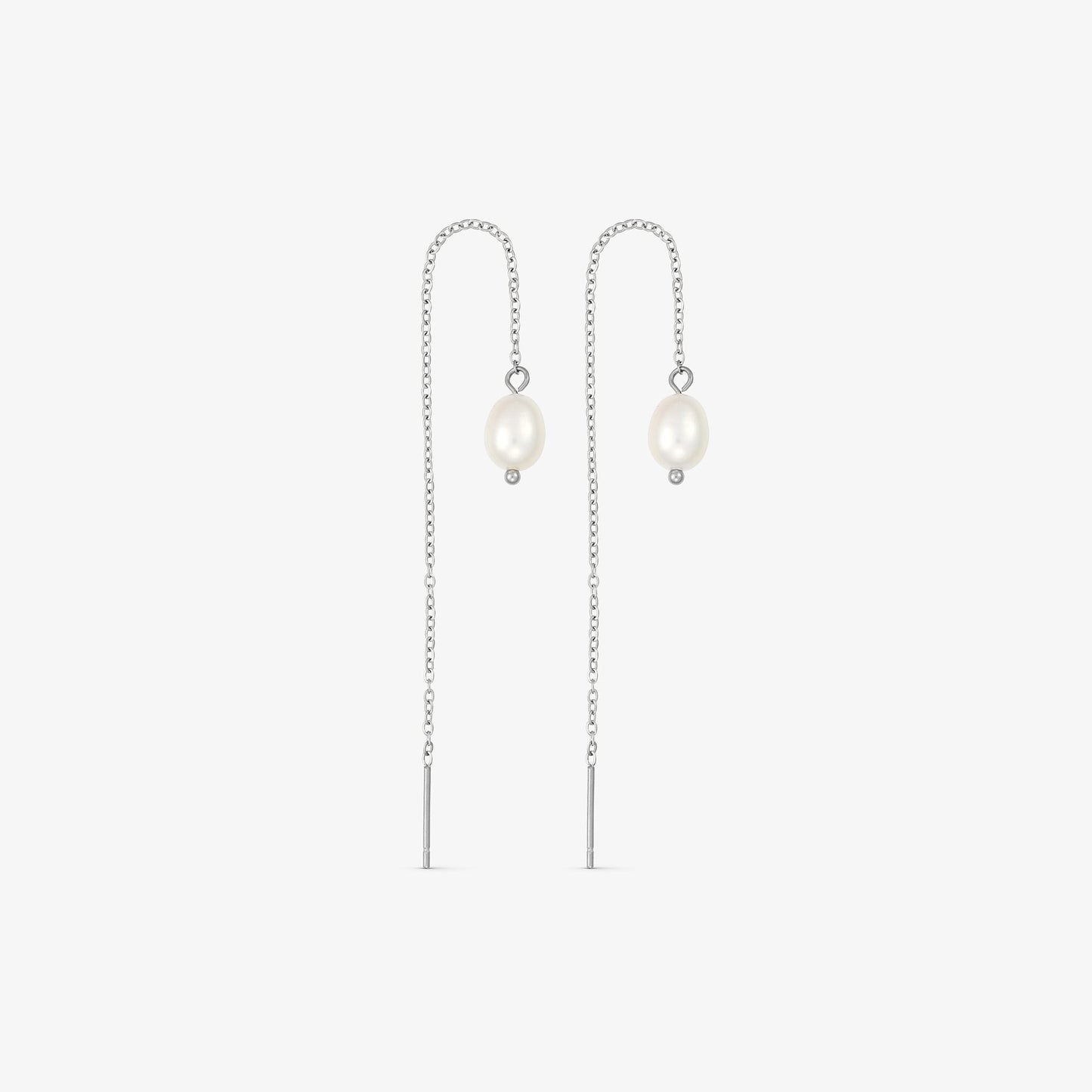 Wolff Jewelry Lilli Chain Earring Øreringe Sølvfarvet
