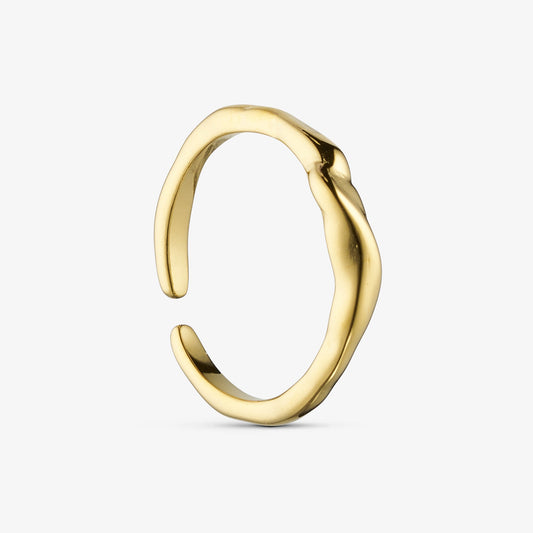 Wolff Jewelry Rusty Ring Ringe 18 karat guldbelagt