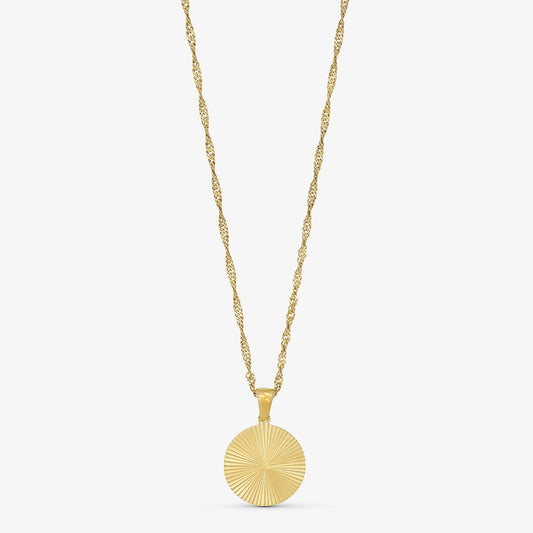 Wolff Jewelry Sunny Necklace Halskæder 18 karat guldbelagt