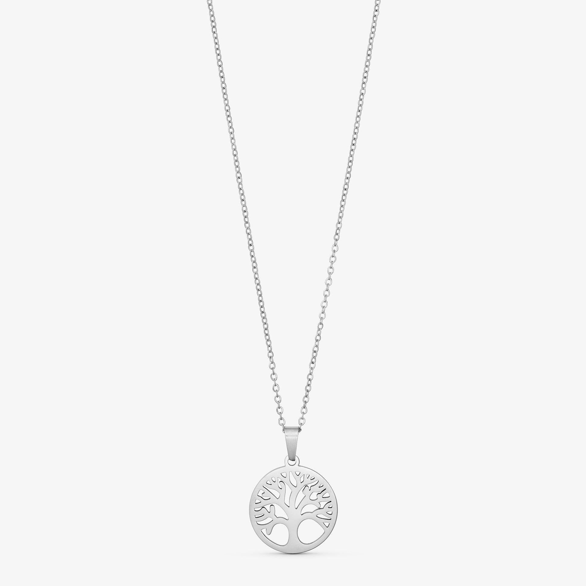 Wolff Jewelry Tree of Life Necklace 40cm Halskæder Sølvfarvet